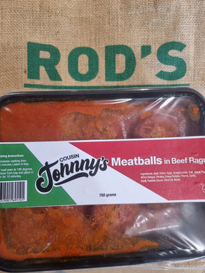Meatballs-Johnny's In Beef Ragu 750g , Home-made XL