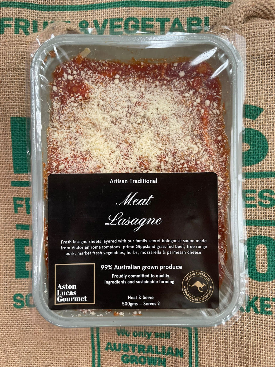 Lasagne 500g Fresh , Italian( ready to heat) Rod's Fruit and Veg