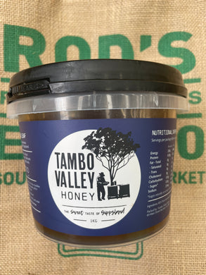 Honey- Tambo  Valley(Round Leaf) 1kg  tub   Support Local