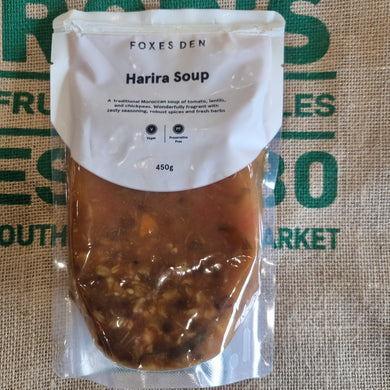 Soup- Foxes Den( Harira Soup) Morrocan Style