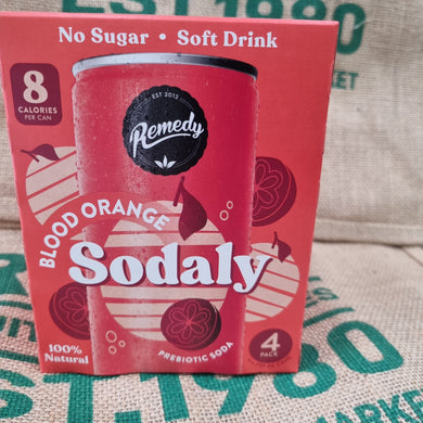 Sodaly-Blood Orange 4 pack