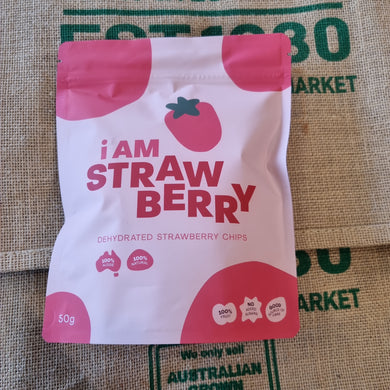 Chips- Strawberry , Dehydrated 50g