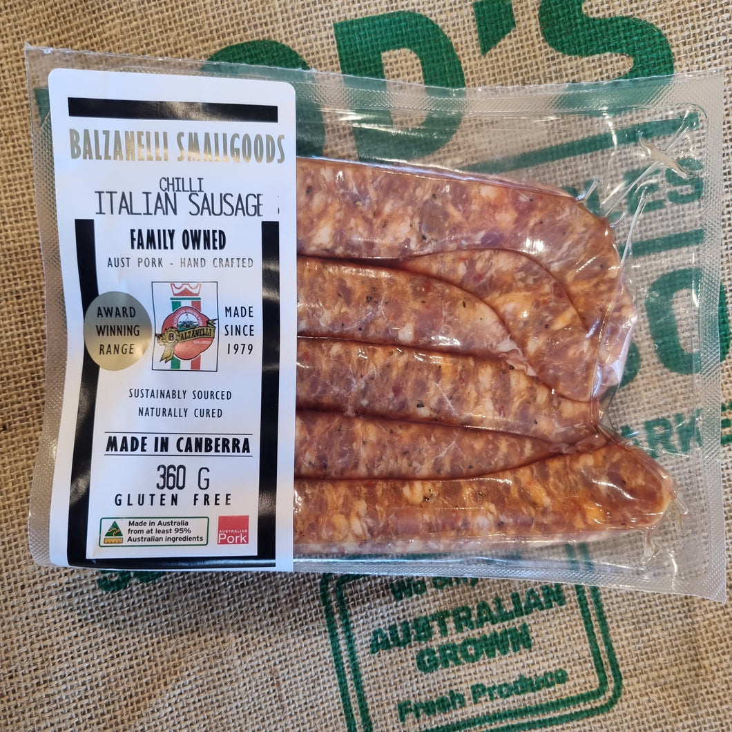 Sausages - Italian thin HOT  (360g) Great Quality