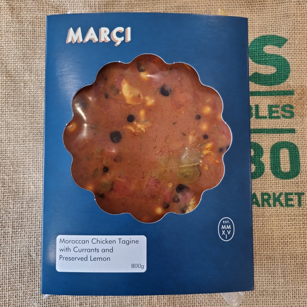 Marci-Morrocan chicken Tagine with Currants & Perserved lemons (serves 2) new product!