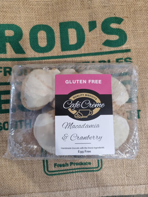 Biscuits-Macadamia & Cranberry 250g (Gluten Free)