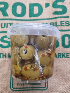 Olives-Green Marinated Pitted (350g)