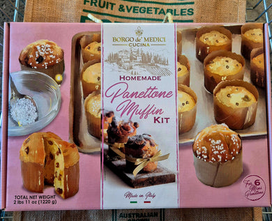 Panettone-muffin Kit ( italian) 1.2kg ( great gift idea)   HALF PRICE REDUCED TO CLEAR