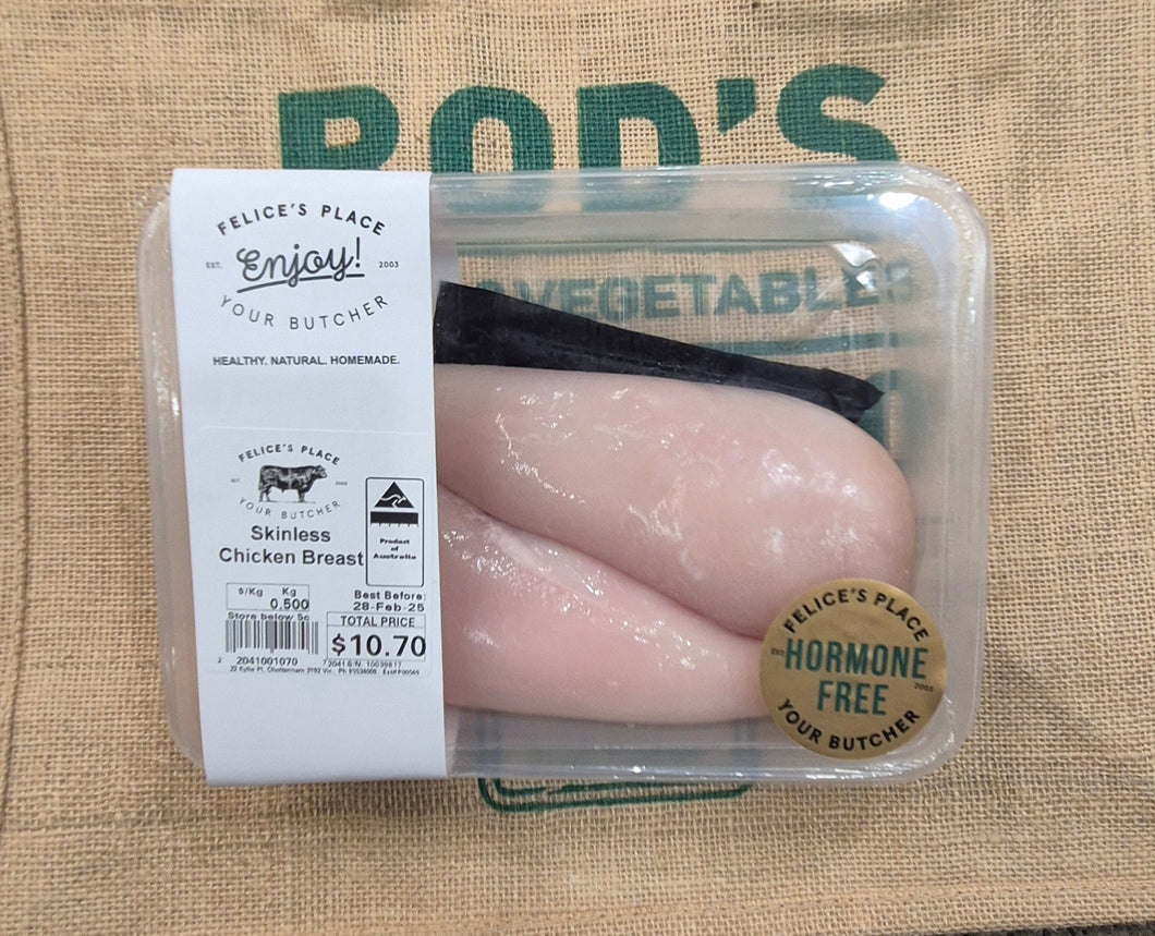 Chicken-Breast 500g ( Free Range) Felices place Butcher (hormone free)