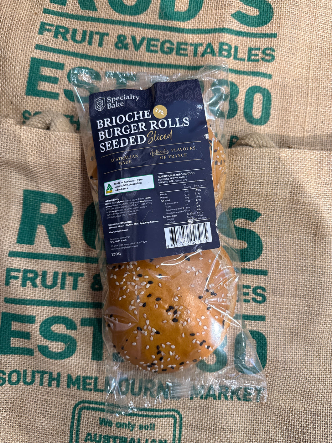 Roll - Brioche Burger 2 Pack