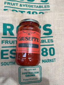 Sauce - Giuseppe Tomato & Basil 530g