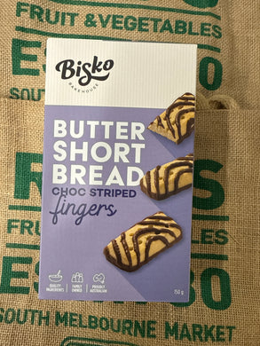 Biscuit - Butter Shortbread Choc Fingers 150g