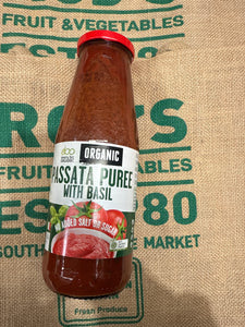 Sauce - Passata Puree With Basil 680g