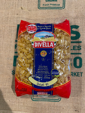Pasta - Divella Ditali No. 61, 500g