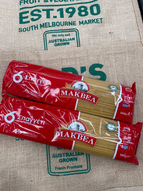 Pasta- Spaghetti No 6, Greek Pasta ( 2 for $5) Special