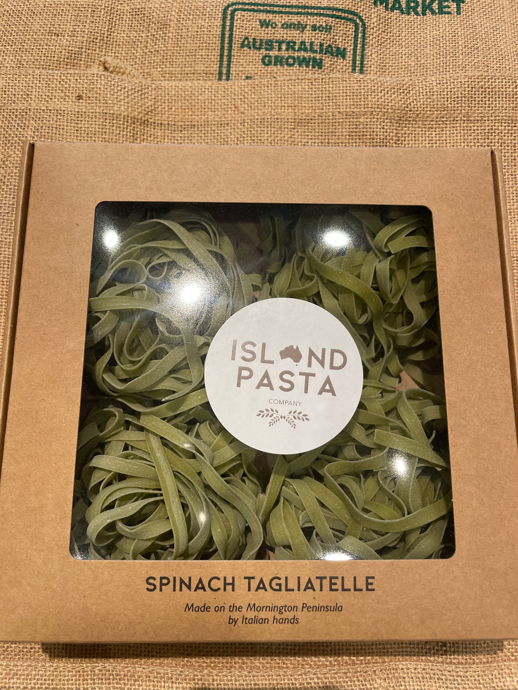 Pasta - Island Pasta Spinach Tagliatelle, 320g