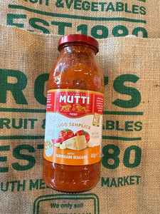 Sauce - Sugo Parmigiana Reggiano (Mutti) 400g