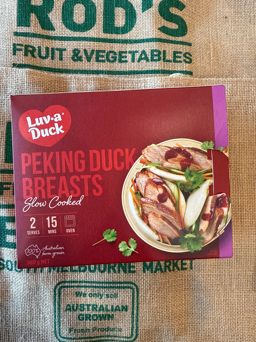 Peking Duck Breasts - Luv-a-Duck 380g Slow Cooked