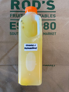 Juice- Orange & Passionfruit 1L   Fresh Squeezed by Rod's