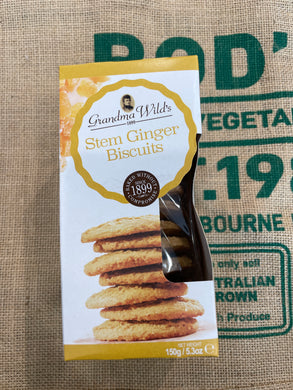 Biscuits - Grandma Wild’s Stem Ginger, 150g