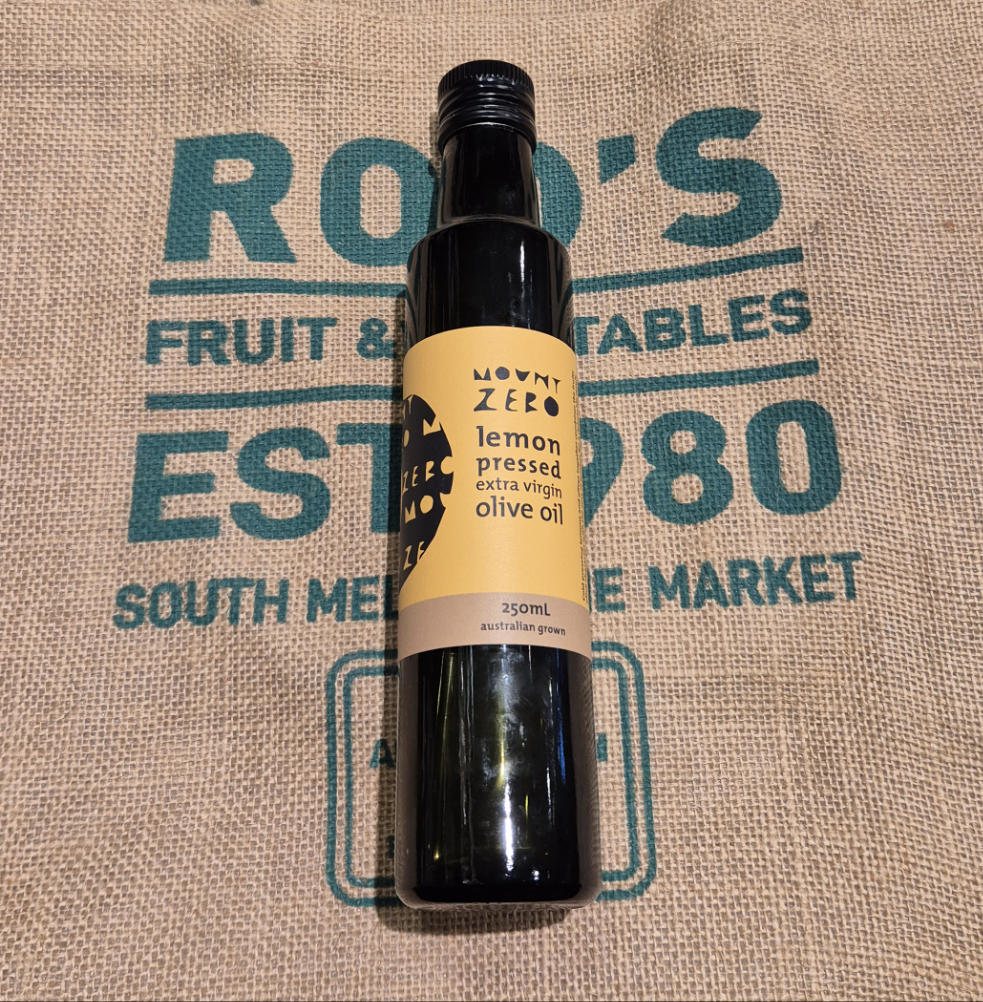 Oil - Lemon pressed olive oil 250ml (Mount Zero) Australian made