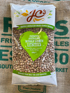 Lentils- Whole Green500g