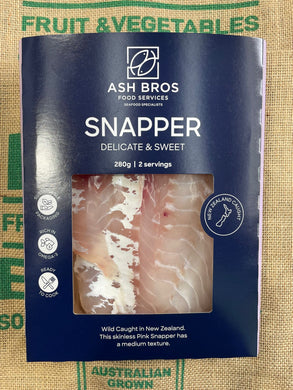 Fish- Snapper ( Ash Bros) 280g , 2 servings