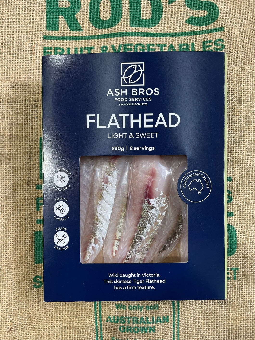 Fish- Flathead ( Ash Bros) 280g , 2 servings