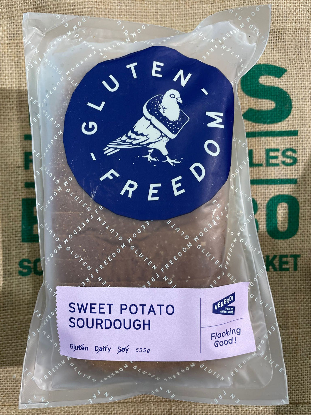 Gluten Free - Sweet Potato Sourdough Sliced
