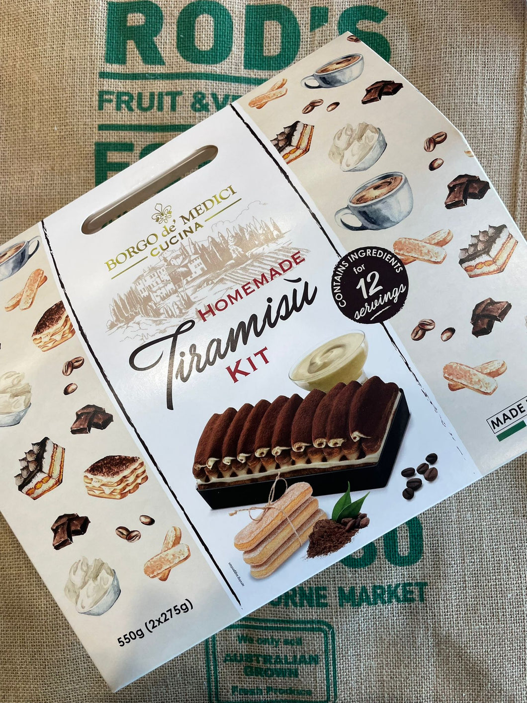 Tiramisu - Kit 550g (Made in Italy)  HALF PRICE SALE