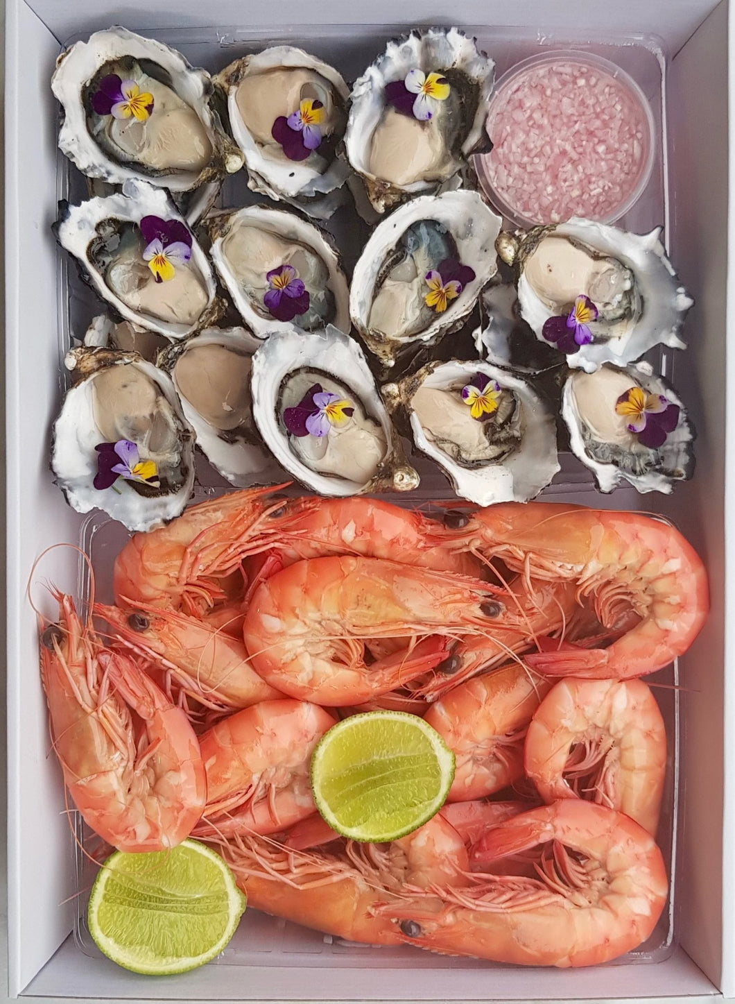 Fish-Christmas Pack (Oyster & Prawns Platter) large size    CHRISTMAS WEEK DELIVERY ONLY