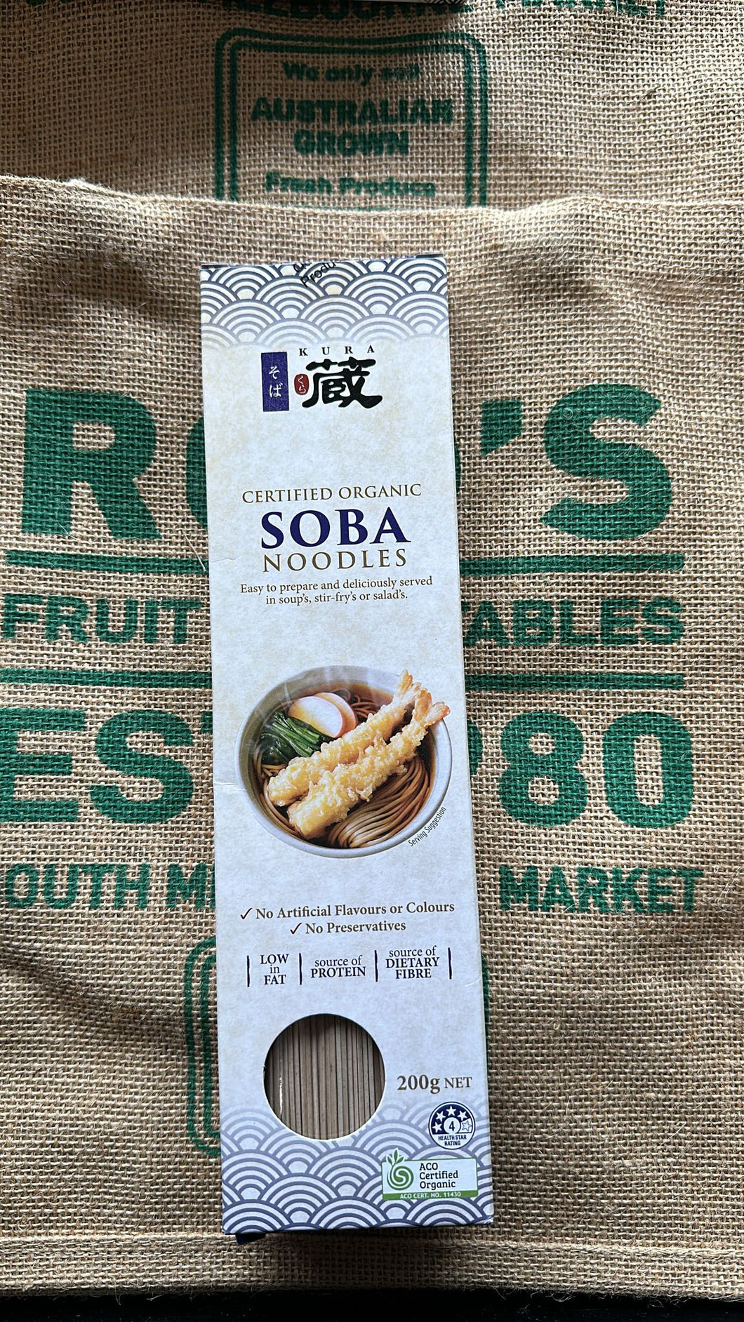 Noodles-Soba 200g Low in fat