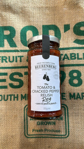 Relish,Tomato & Cracked Pepper 265g Beerenberg