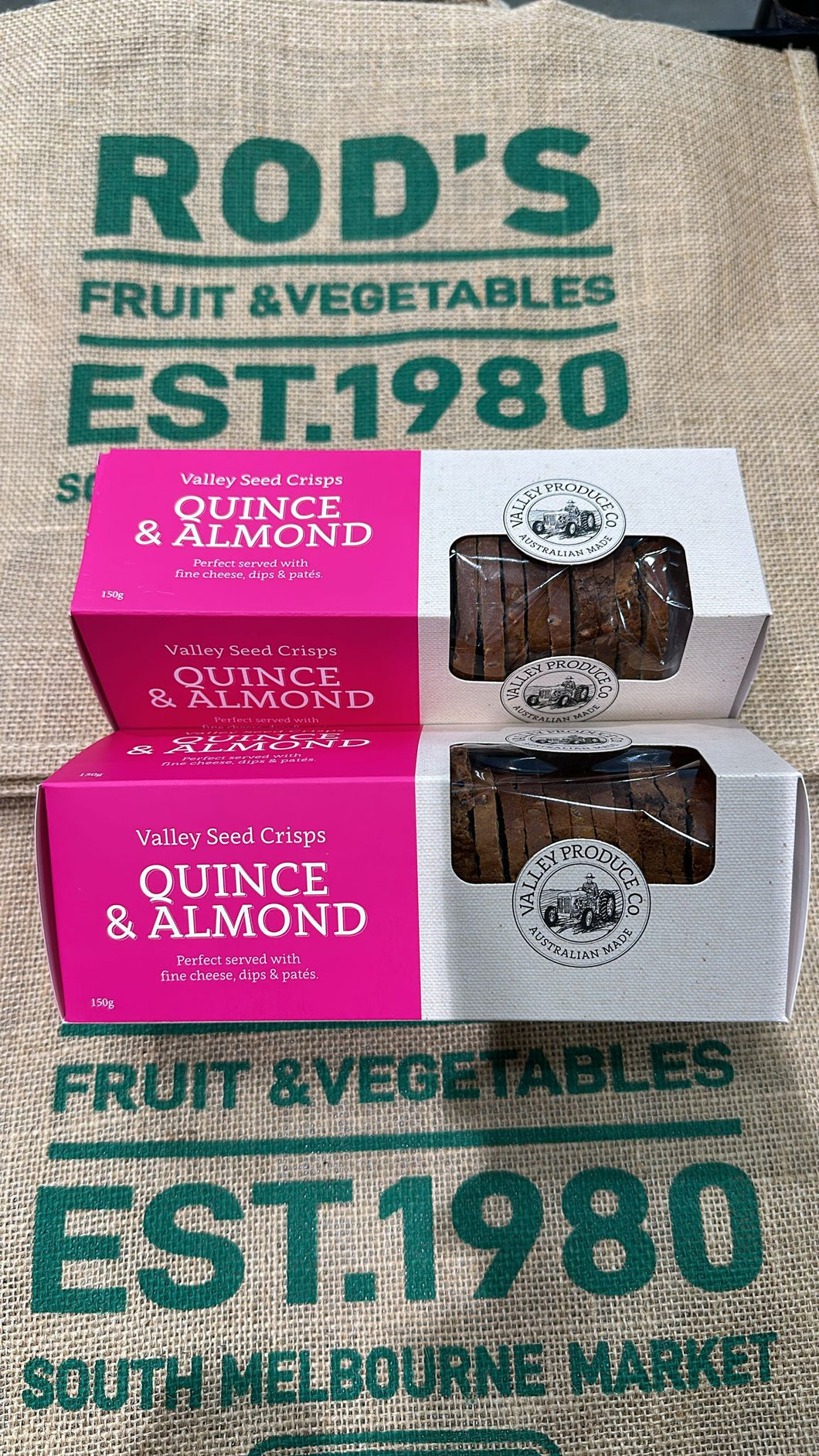 Crisp- Quince & Almond 150g ,Australian made