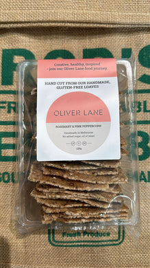 Crisps-Rosemary & Peppercorn 125g , Gluten free made in Melbourne (Oliver lane)