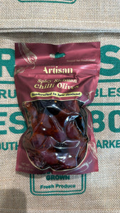 Olives-Chilli , Spicy Sichuan 350g , vac bag ( Aussie made)