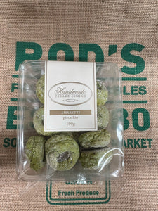 Biscuits-Pistatchio Ameretti 190g  Hand made