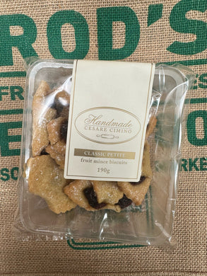 Biscuits-Petite Fruit Mince , Hand made Italian range 190g