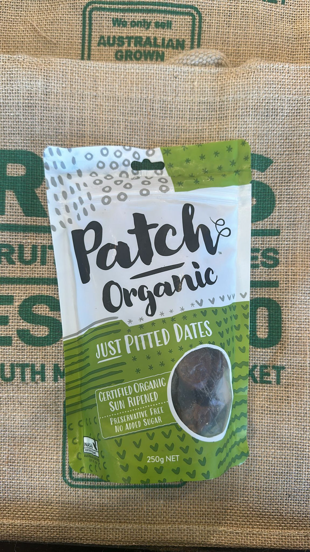 Dates-Pitted Organic 250g, Australian