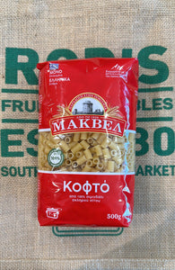Pasta-  500g Tubes ( 2 for $5) special ,Greek pasta