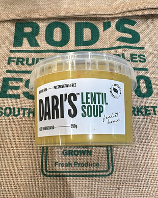 Soup-Lentil 500ml ( heat and serve)