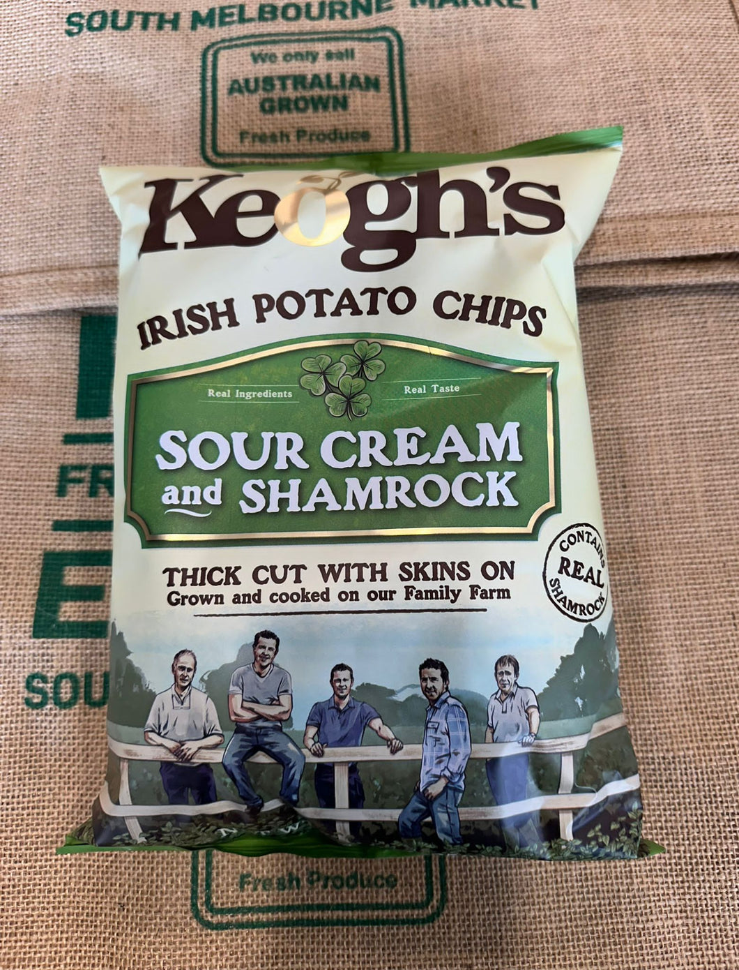 Chips- Keoghs Sour cream and Shamrock ☘️