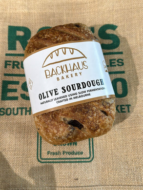 Backhaus-Olive Sourdough  (best in town)