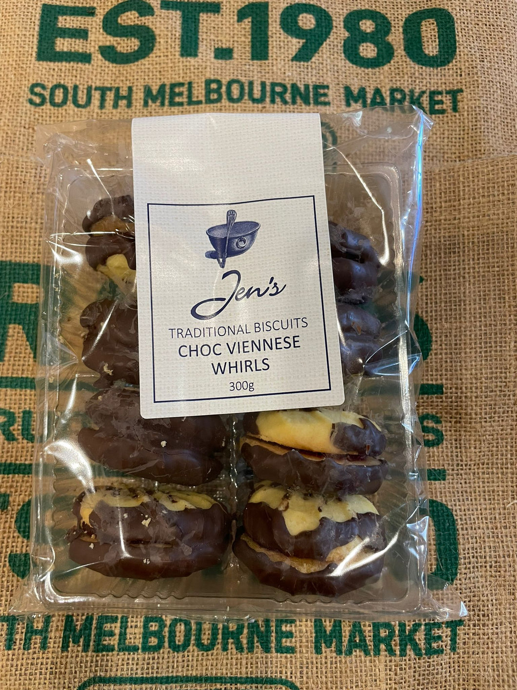 Biscuits- Jen's Chocolate Viennese Whirls  300g