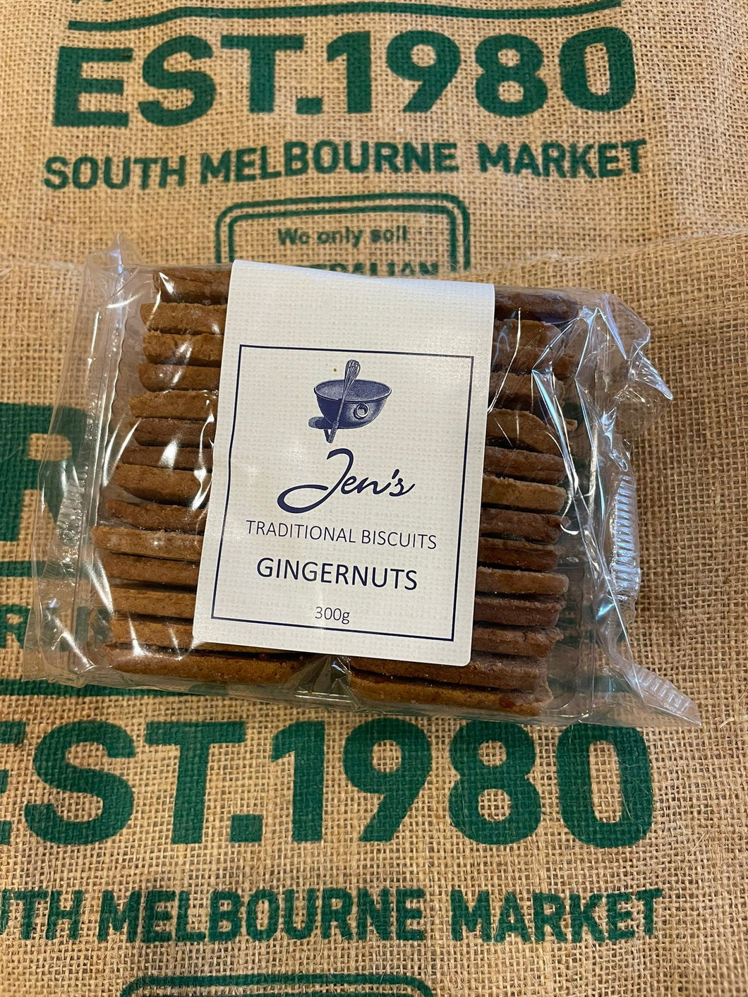 Biscuits- Jen's Traditional Gingernut 300g