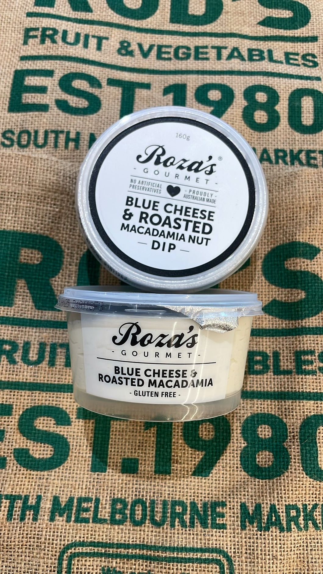 Roza's-Blue cheese & Macadamia Dip 160g