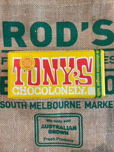 Chocolate- Tony's Milk Chocolate Nougat 180g