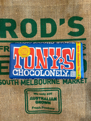 Chocolate- Tony's Dark Chocolate 70% 180g