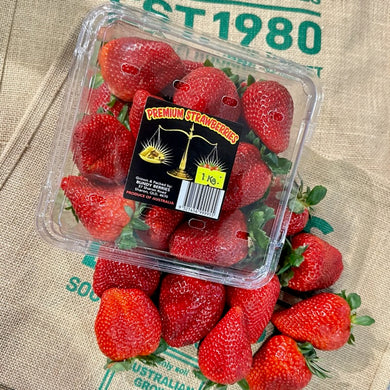 Strawberries- 1kg ,Premium XL