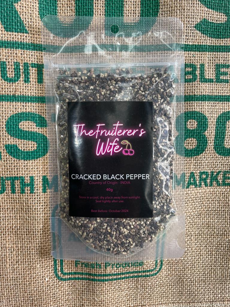 Pepper - Cracked Black 40g