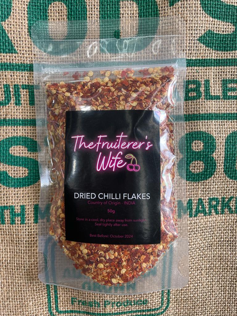 Chilli Flakes - Dried 50g